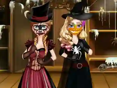 Spil Sisters Halloween Preparations online