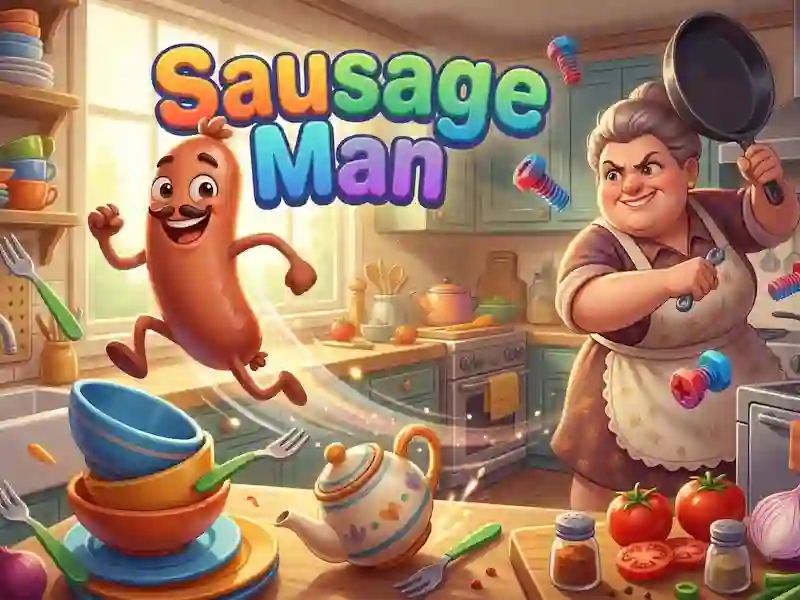 Spil Sausage Man online