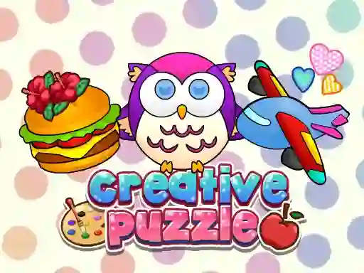 Spil Puzzle & Coloring For Kids online