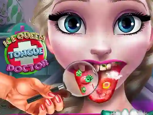 Spil Ice Queen Tongue Doctor online