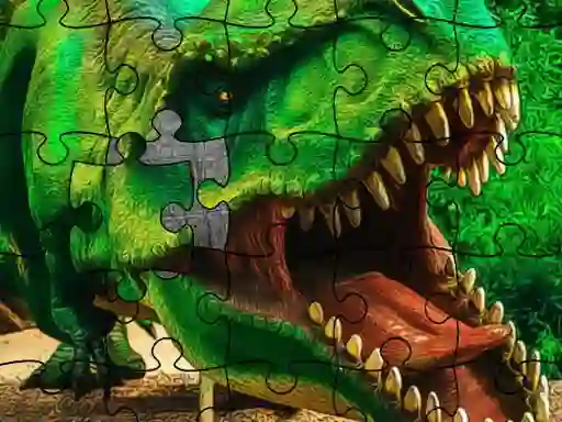 Spil Dino Park Jigsaw online