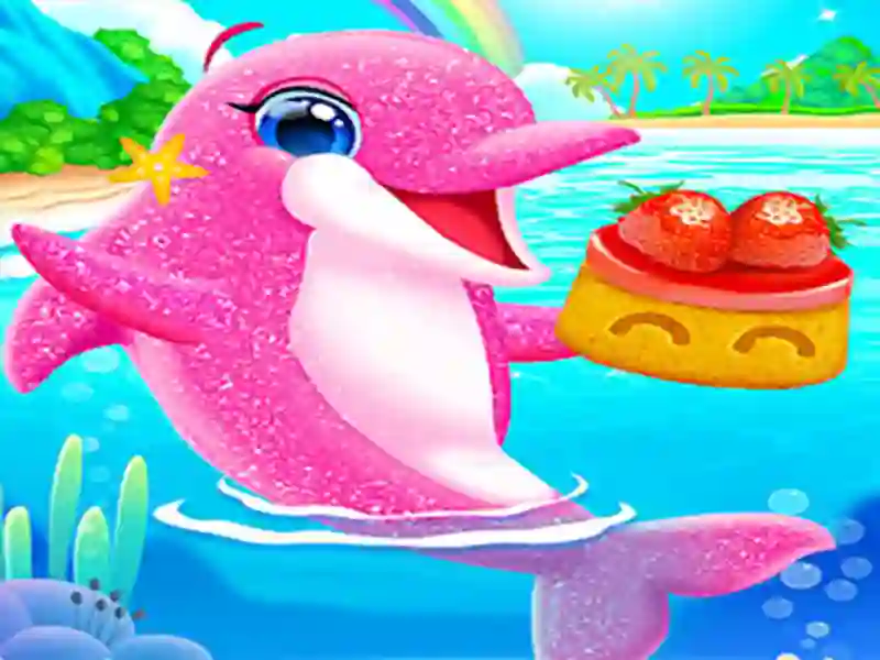 Spil My Twin Dolphin Baby Care online