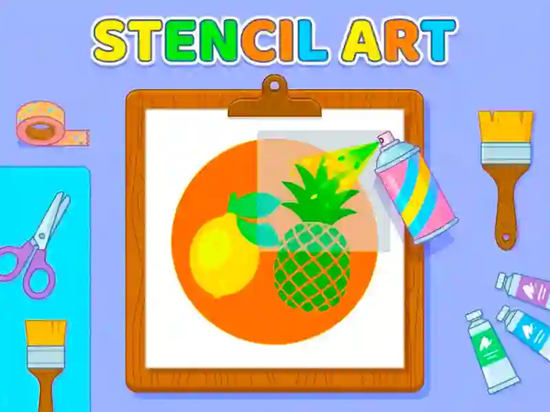 Spil Stencil Art online