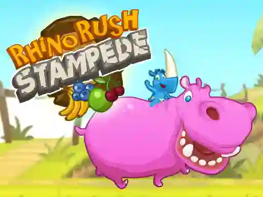 Spil Rhino Rush Stampede online