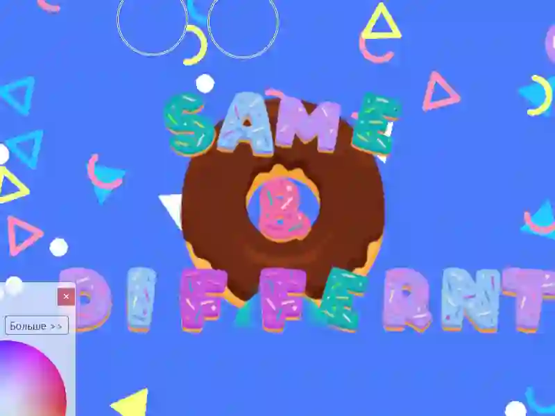 Spil Same & Different Donut online