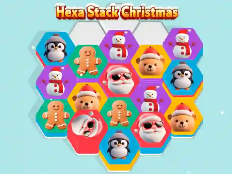 Spil Hexa Stack Christmas online