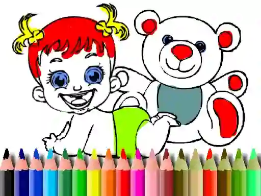 Spil Back To School: Baby Doll Coloring online