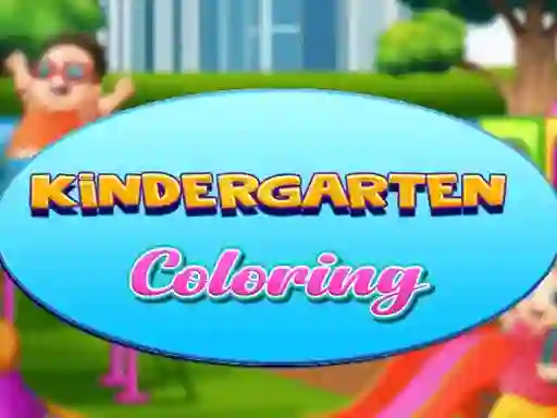 Spil Kindergarten Coloring online