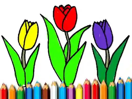 Spil Back To School: Spring Time Coloring Book online