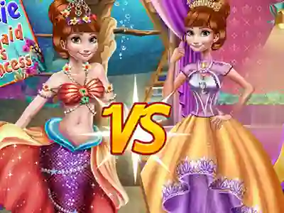 Spil Anna mermaid vs princess online