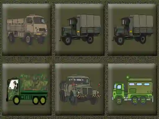 Spil Army Trucks Memory online