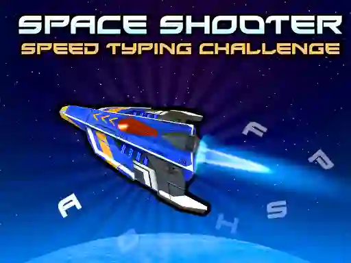 Spil Space Shooter: Speed Typing Challenge online