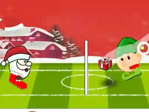 Spil Santa winter head soccer online