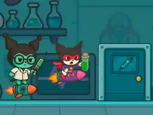 Spil Kitty Kuro Lab Escape online