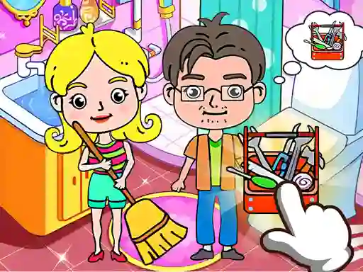 Spil Toka Boka Home Clean Up Design online