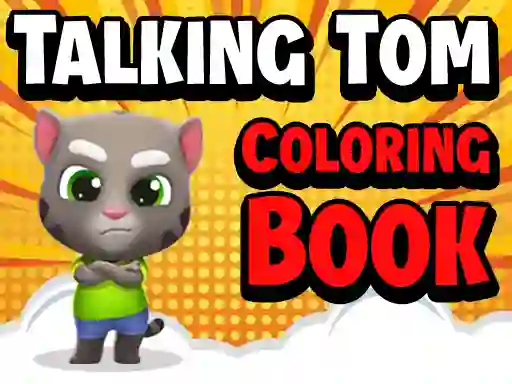 Spil Talking Tom Coloring Books online