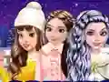 Spil Princesses Go Ice Skating online