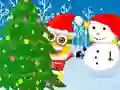 Spil Minions Christmas Snowball Wars online