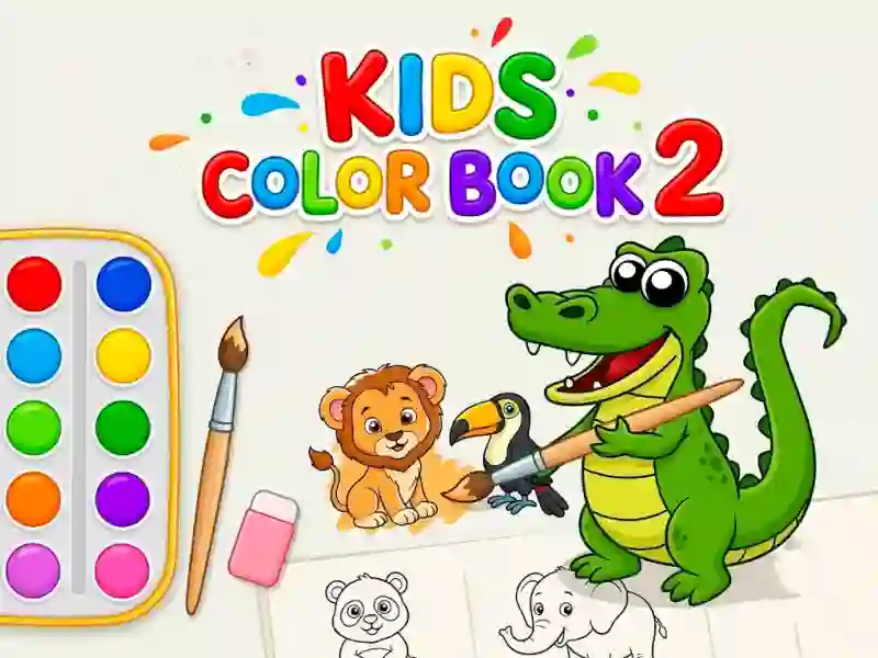 Spil Kids Color Book 2 online