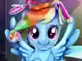 Spil Rainbow pony real haircuts online