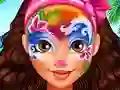 Spil Oceania Princess Moana Face Art online