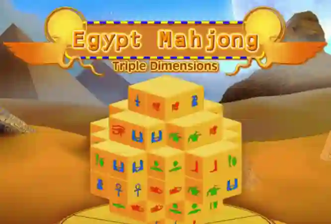 Spil Egypt Mahjong Triple Dimensions online