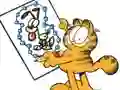 Spil Garfield connects the dots online