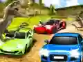 Spil Dino Car Race online