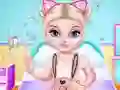Spil Naughty Baby Elsa's Weekend online
