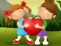 Spil Valentines Bubble Wheel online