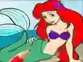Spil Princess Mermaid Coloring Game online