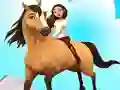 Spil Horse Run 3D online