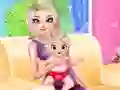 Spil Princess Elsa Baby Born online