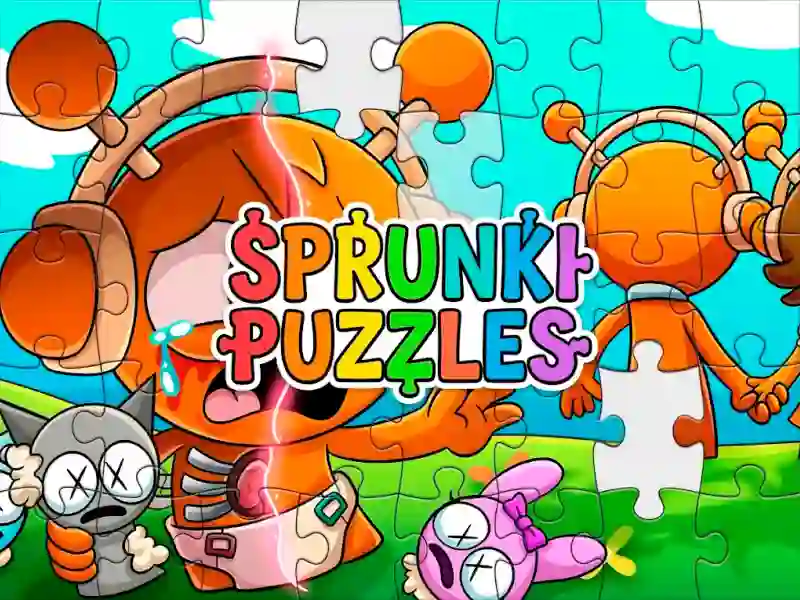 Spil Sprunki Puzzles online