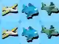 Spil Big Fast Airplanes Match 3 online
