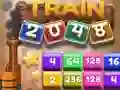 Spil Train 2048 online
