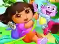 Spil Dora the explorer Hidden stars online