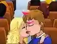 Spil Yellow Bus Kiss online