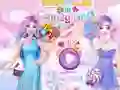 Spil Barbie and Elsa in Candyland online