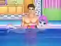 Spil Baby Taylor Learn Swimming online