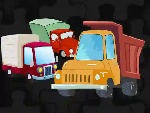 Spil Cartoon Truck Jigsaw online