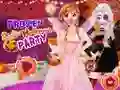 Spil Frozen Sisters Halloween Party online