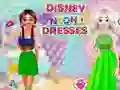 Spil Disney Neon Dresses online