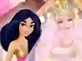 Spil Princess Pink And Gold Wedding online