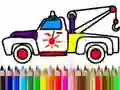 Spil Back To School: Truck Coloring Book online
