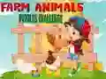 Spil Farm Animals Puzzles Challenge online