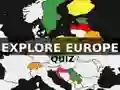 Spil Location of European Countries Quiz online