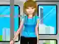 Spil Barbie On The Train online