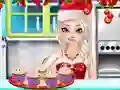 Spil Frozen Christmas Cupcake Maker online