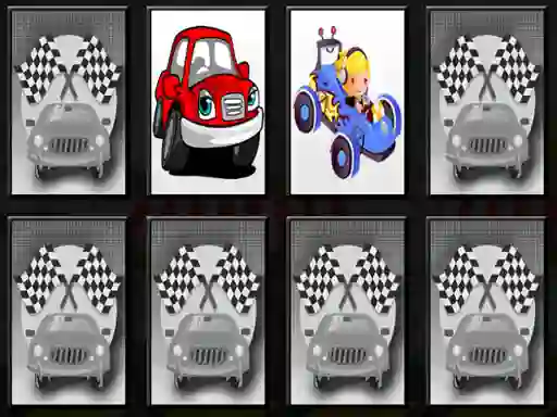 Spil Racing Cars Memory online